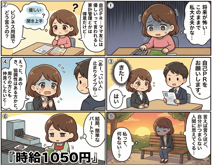 モヤモヤの解決6コマ漫画